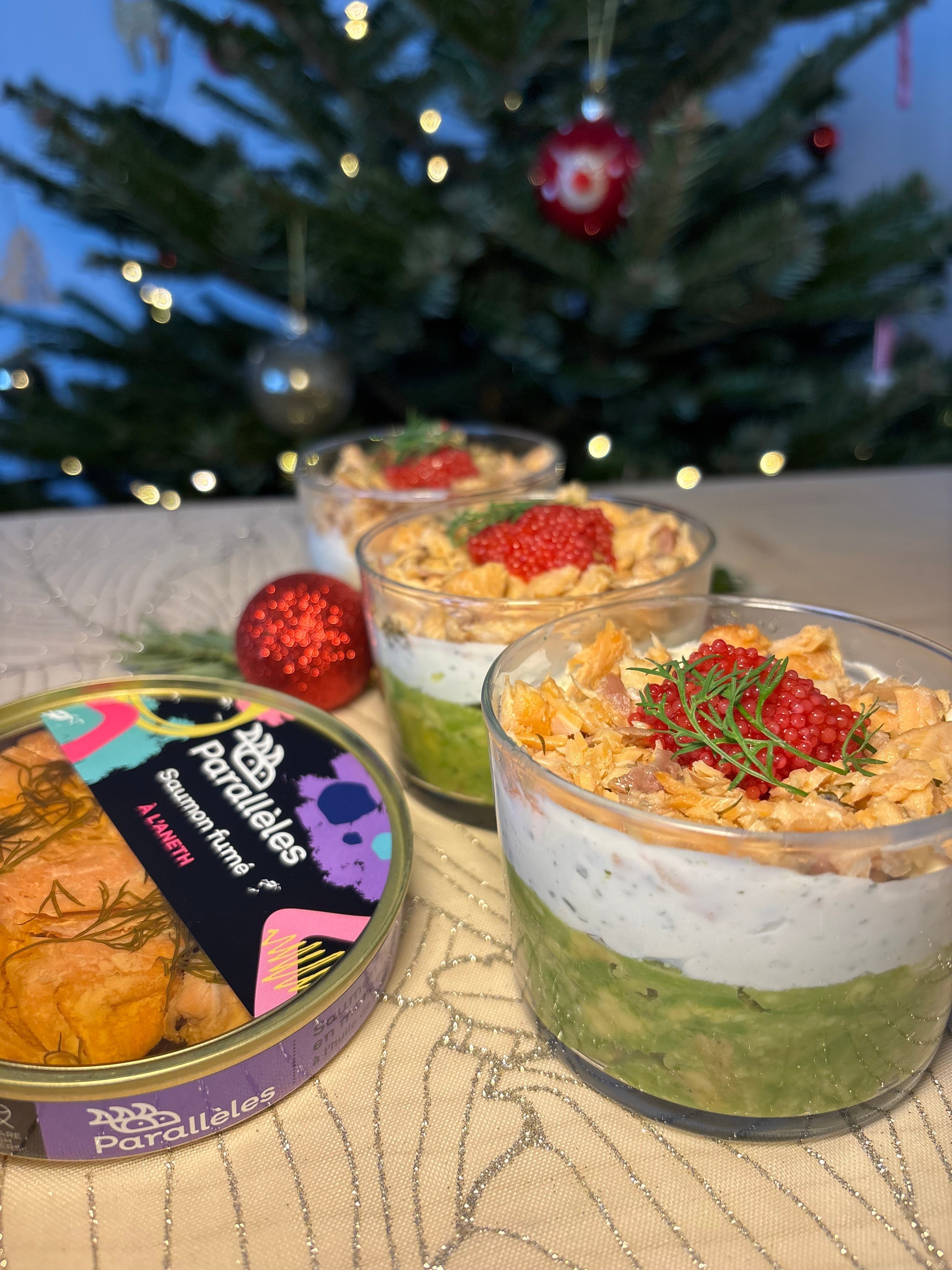 Verrines de Noël Parallèles