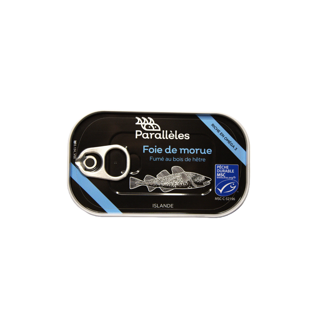 Foie de Morue MSC fumé au bois de hêtre - 2+1 OFFERT