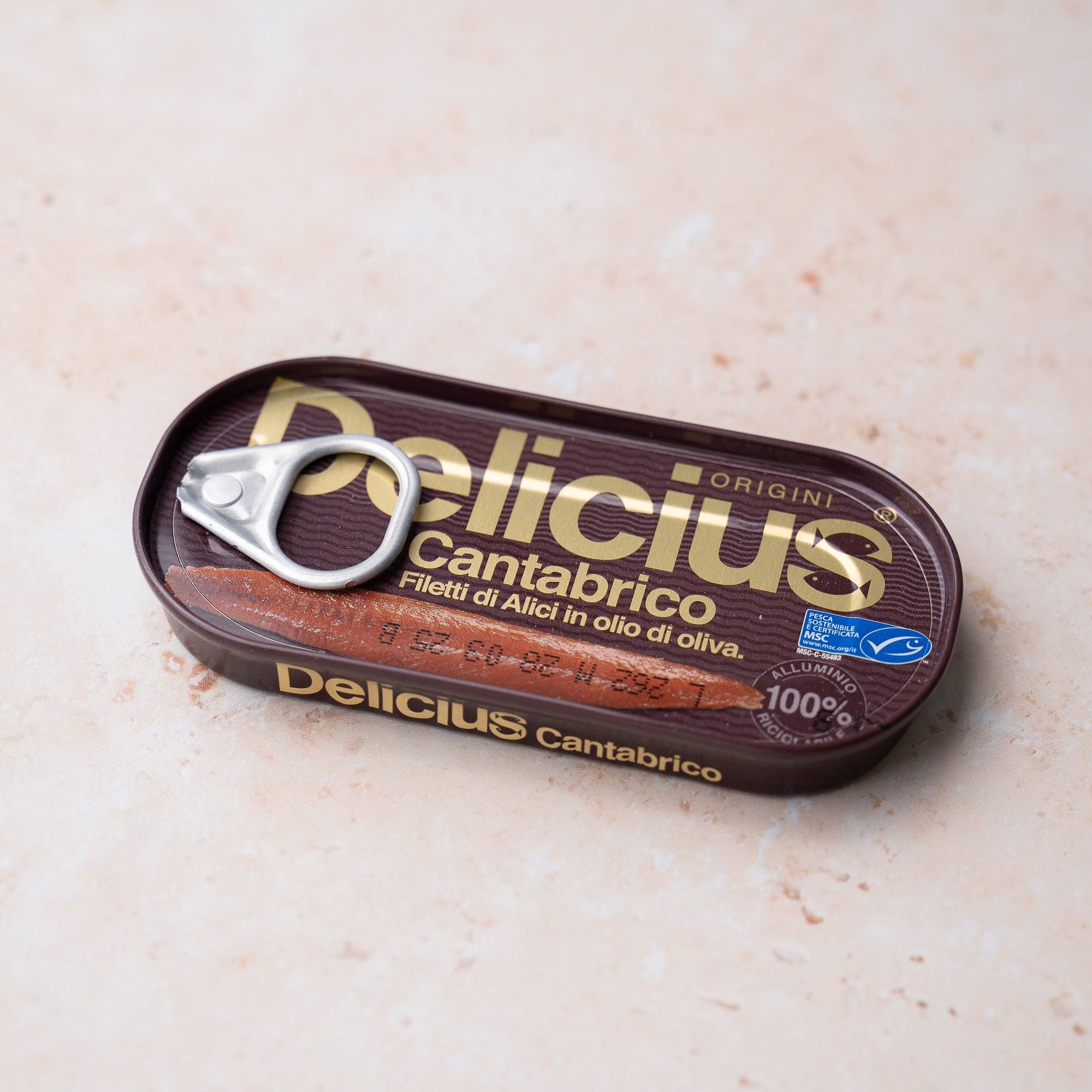 Delicius - Filets d'Anchois MSC de la Mer Cantabrique à l'huile d'olive