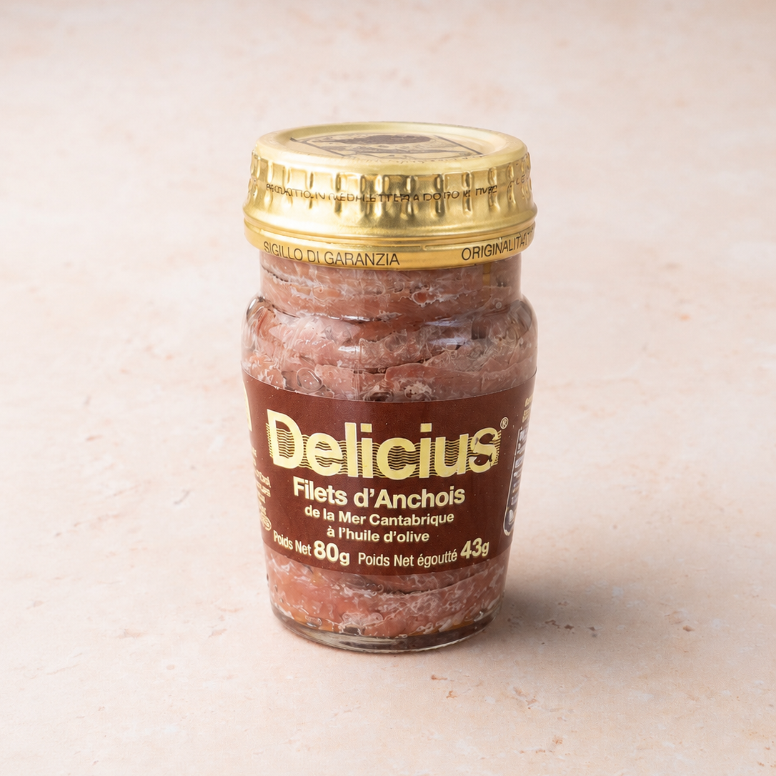 Gamme ORIGINI - Filets d'Anchois de la Mer Cantabrique à l'huile d'olive