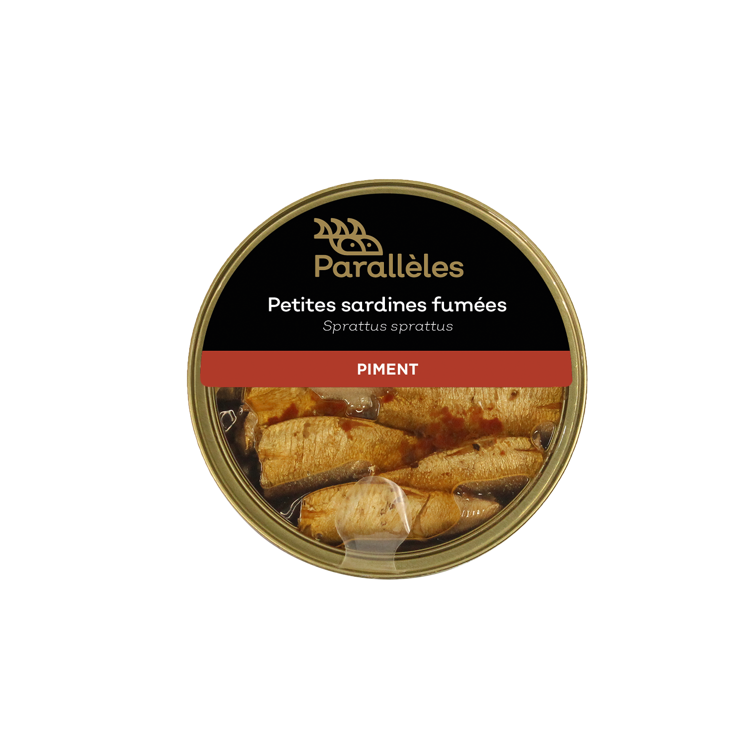 Petites sardines (Sprats) fumées au piment