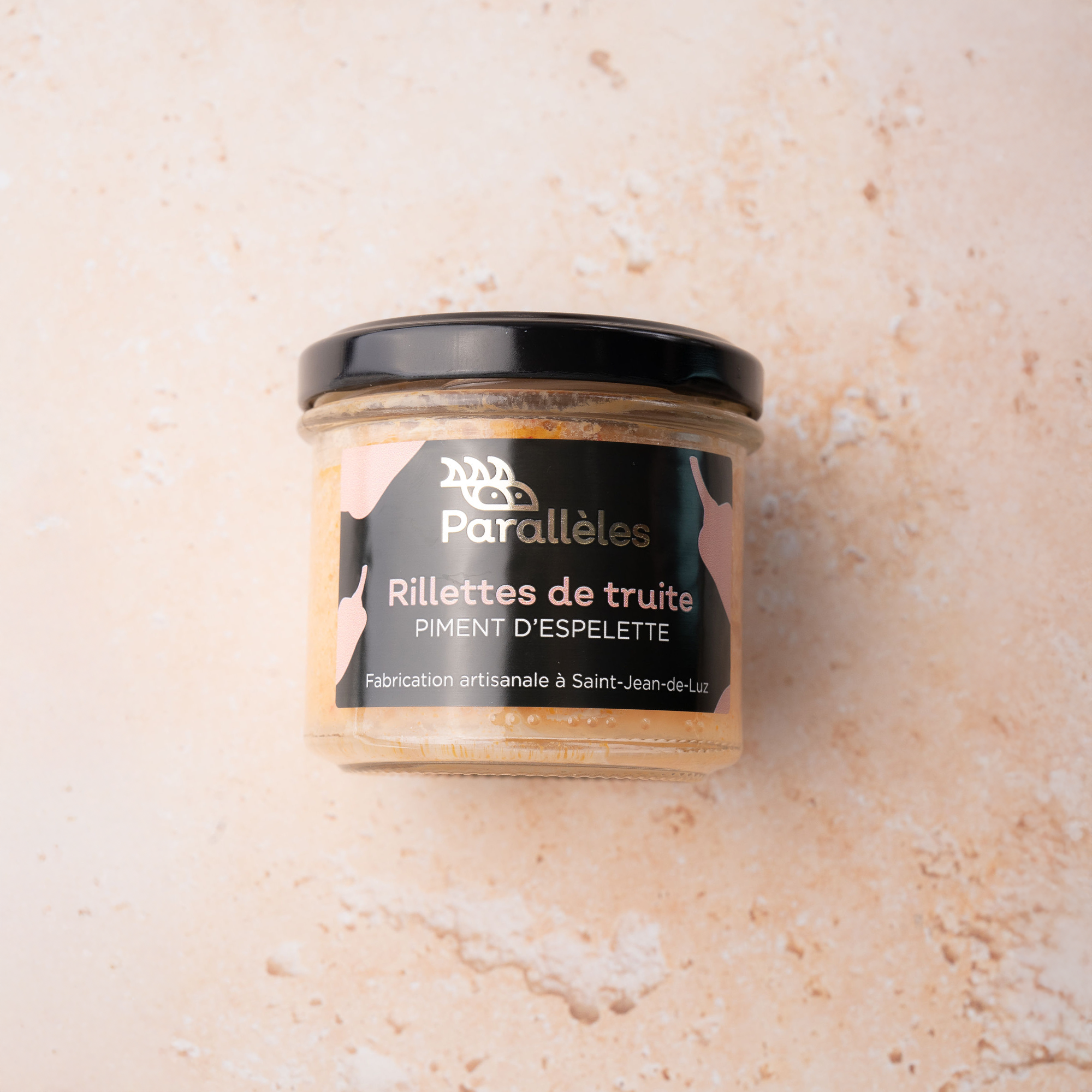 Rillettes de truite Piment d’Espelette