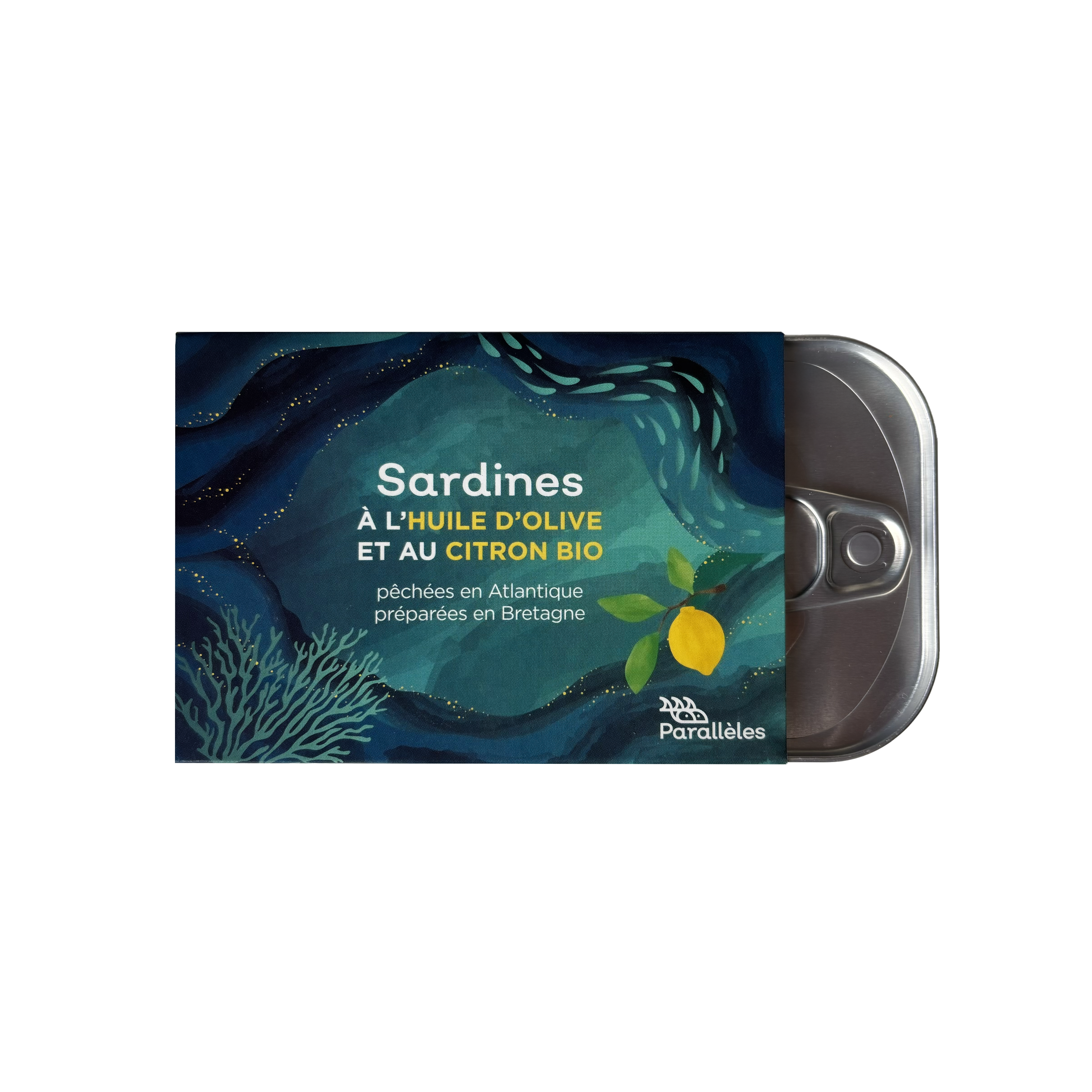 Sardines à l'huile d'olive et au citron BIO