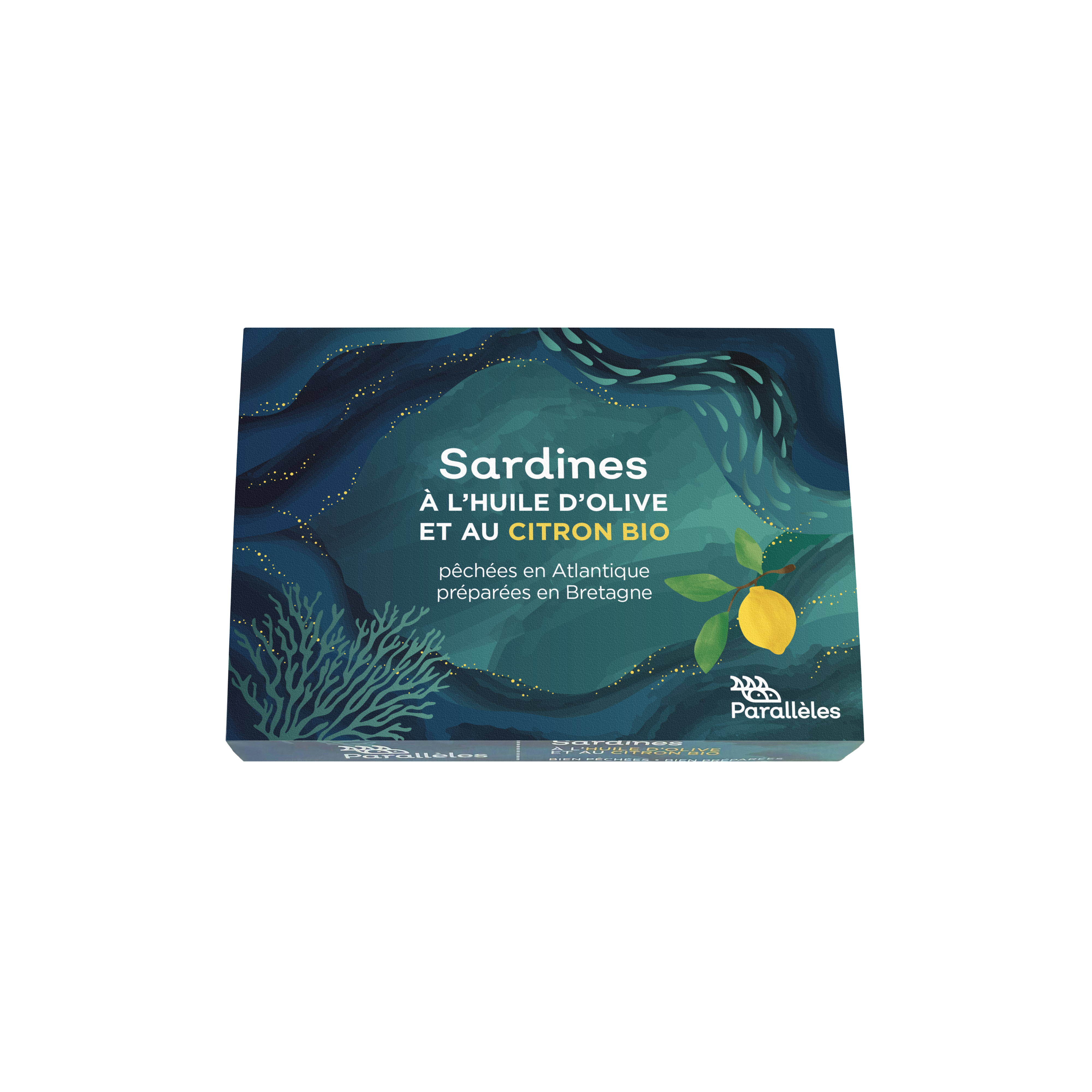 Sardines à l'huile d'olive et au citron BIO