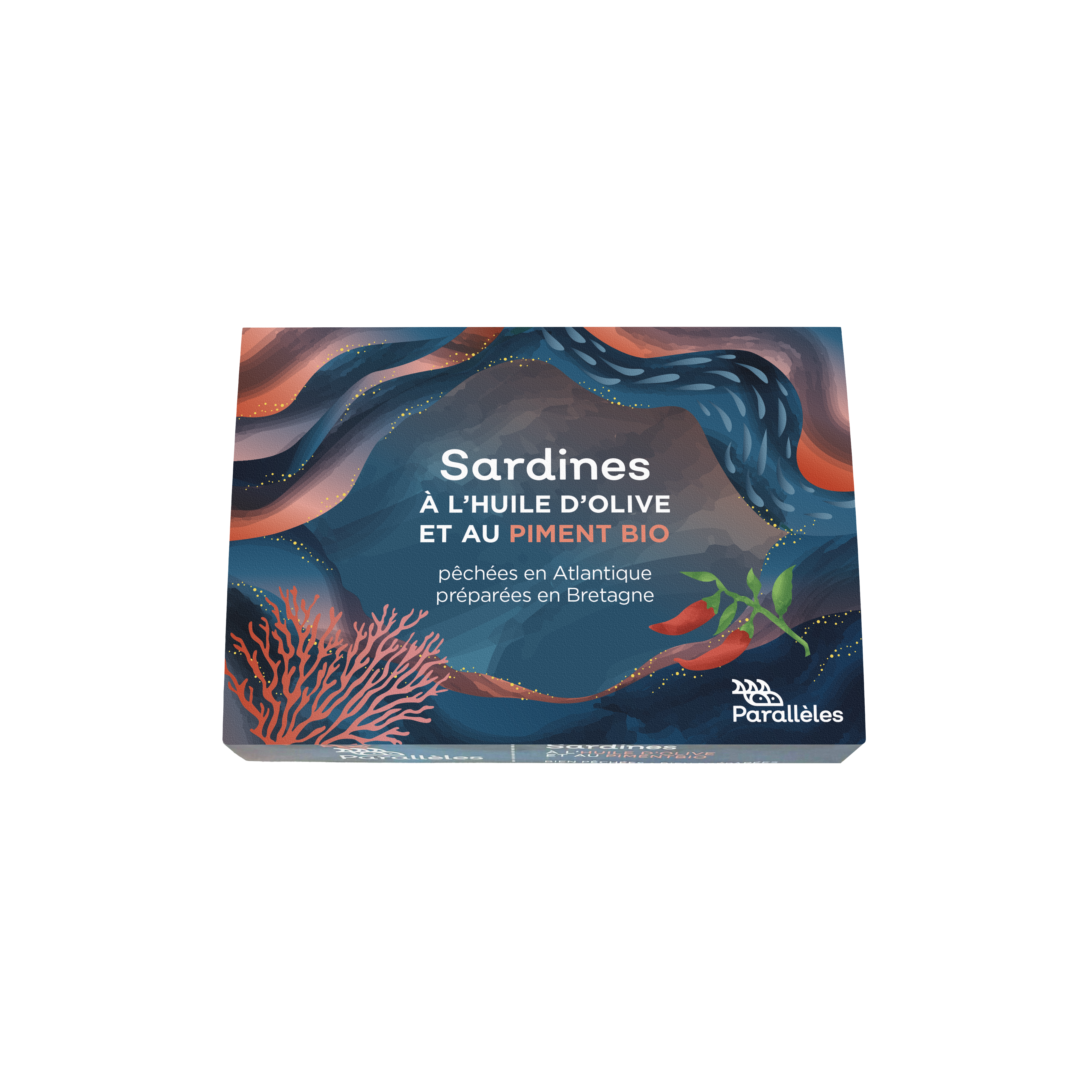 Sardines à l'huile d'olive et au piment BIO