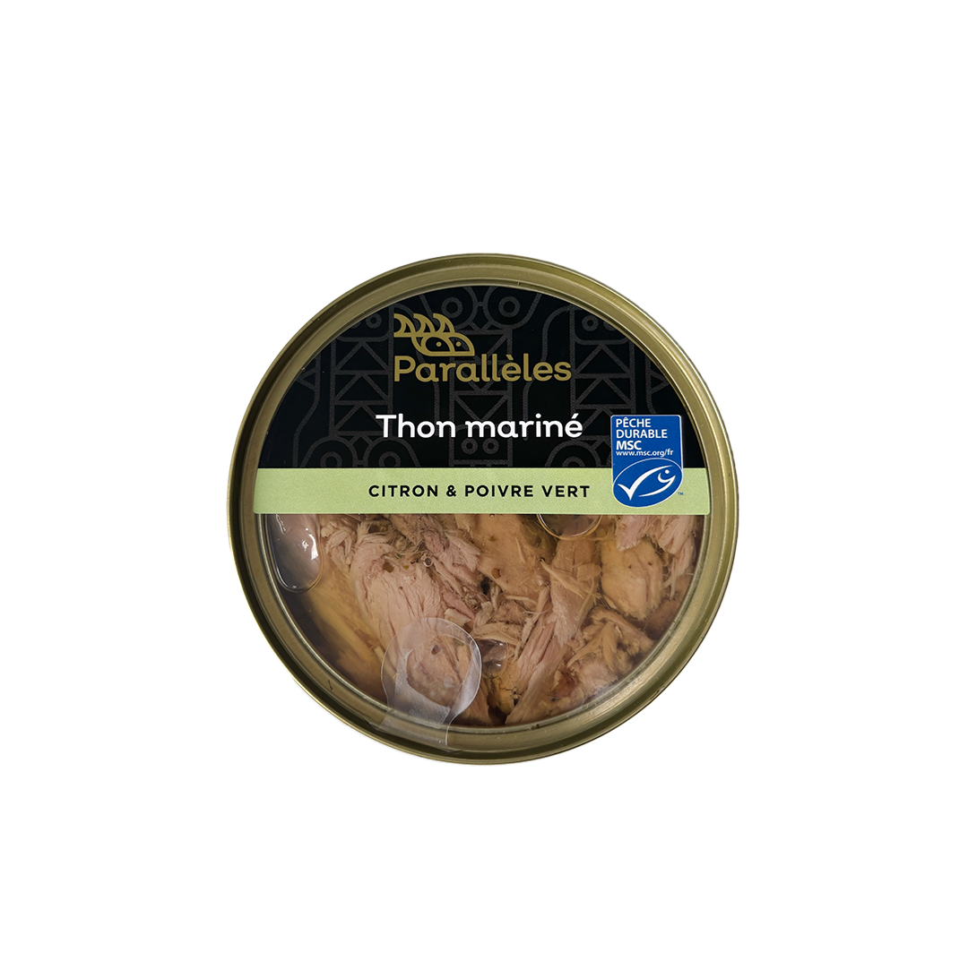 Thon mariné MSC au poivre vert & citron