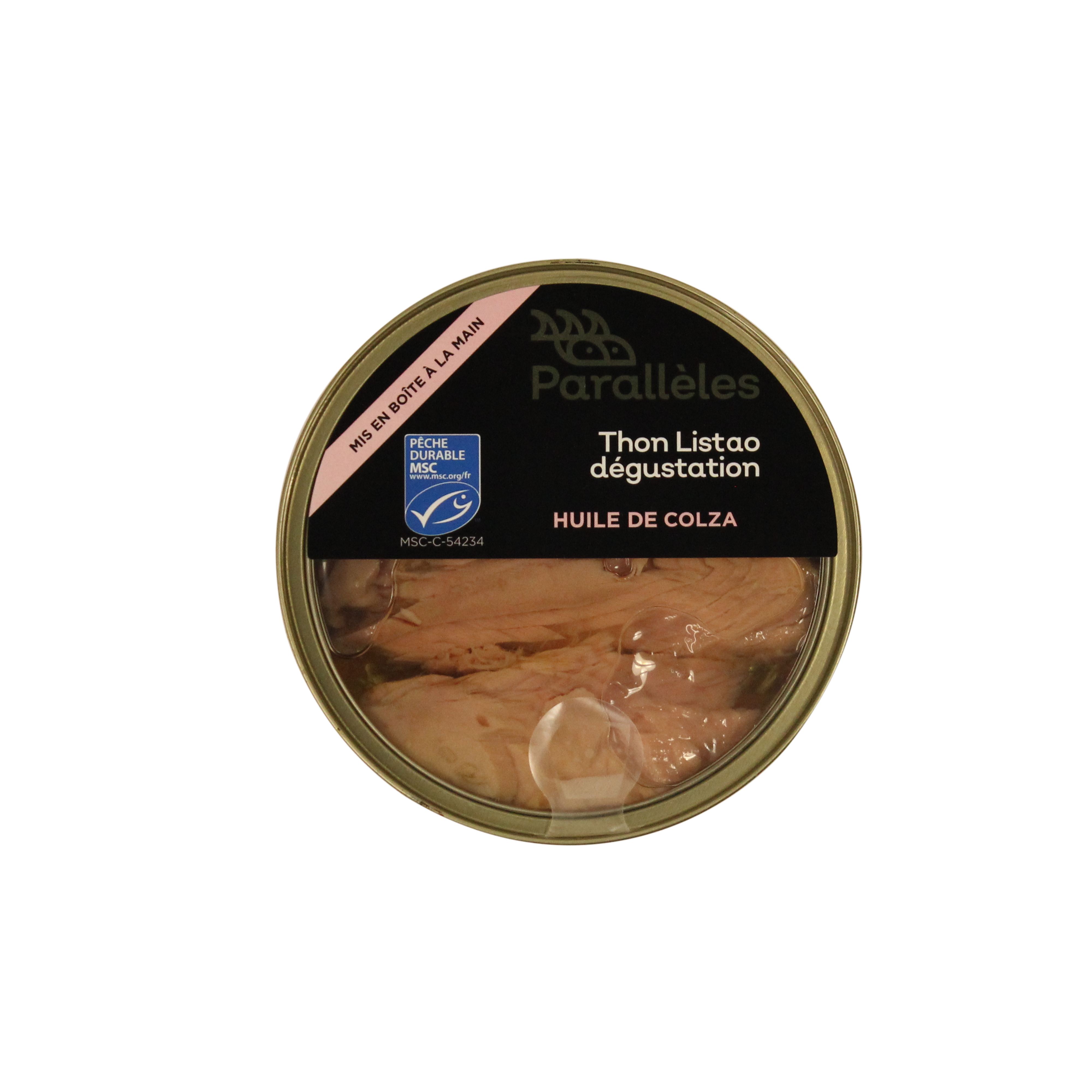 Thon en morceaux MSC à l'huile de colza- SPECIAL DEGUSTATION-160g - Conserves Parallèles 