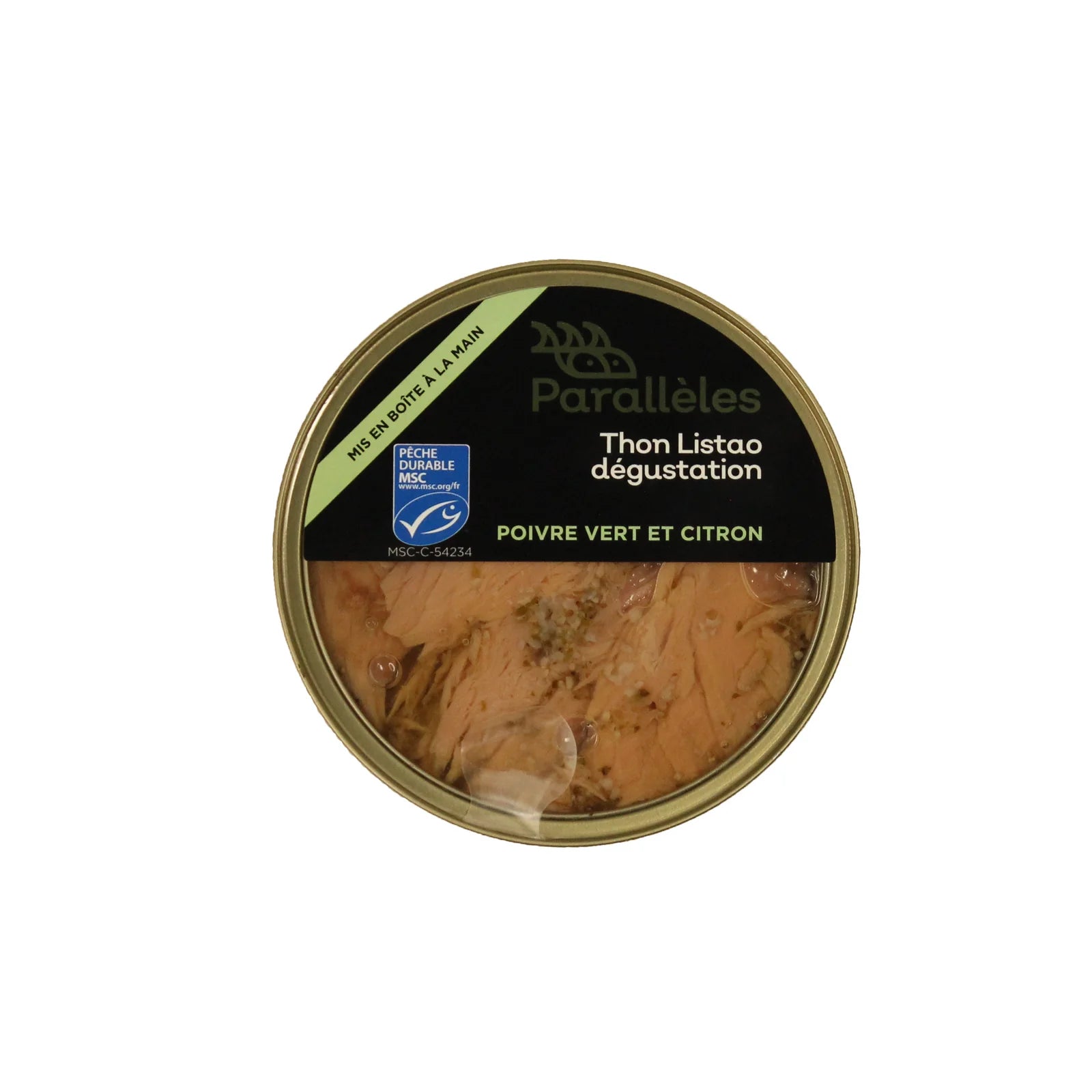 Thon en morceaux MSC à l'huile, poivre vert et citron - 2+1 OFFERT