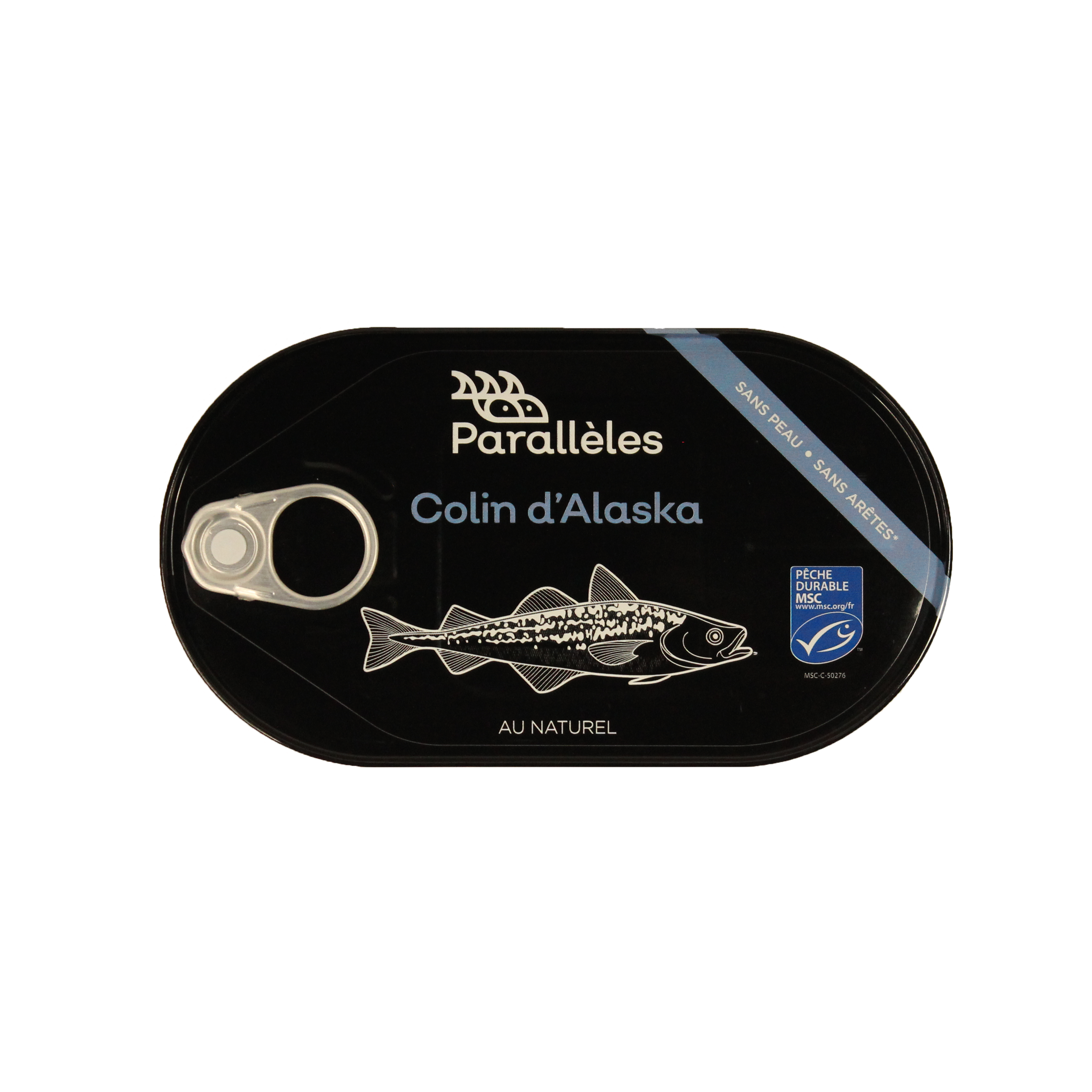 Colin d'Alaska au naturel - MSC-190g - Conserves Parallèles 